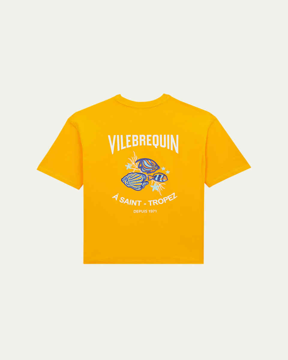 Boy's Logo-Print Fish Graphic T-Shirt, Size 2-14